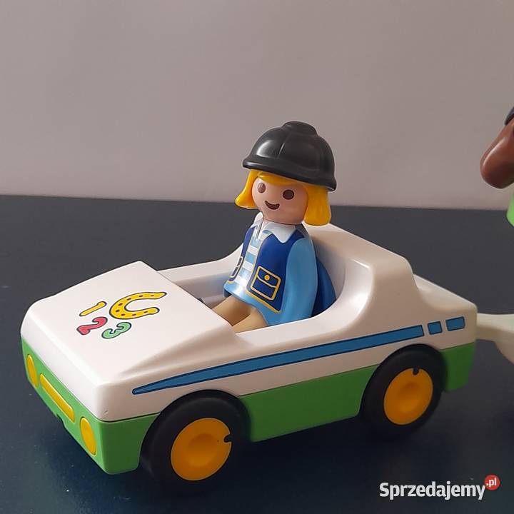 Playmobil Samochód z przyczepą konia Klocki Bogatynia