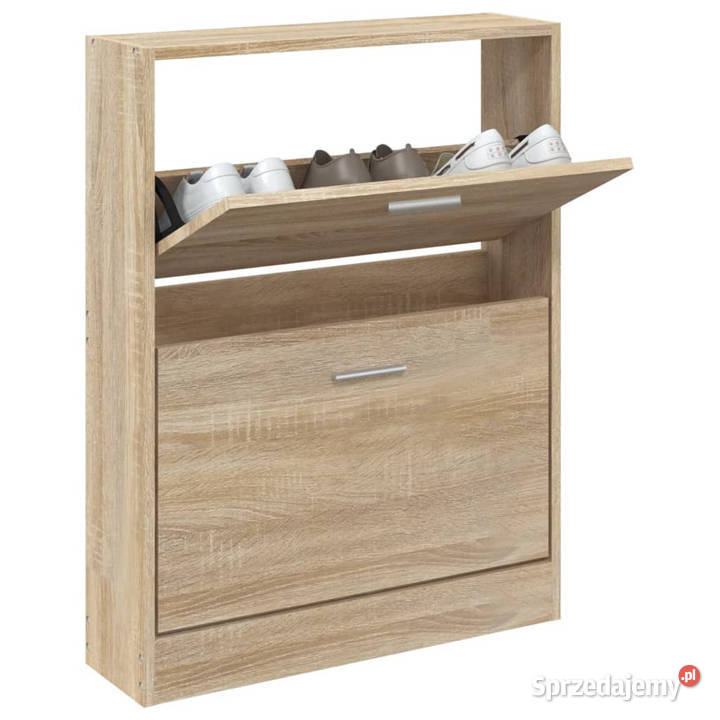 Szafka na buty dąb 59x17x81 materiał Warszawa