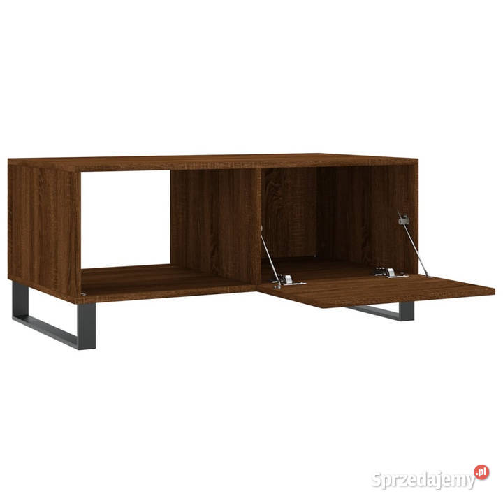 Stolik kawowy brązowy dąb 90x50x40 WM829243 Warszawa