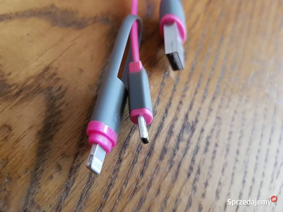 kabel 1 metr 3 w jednym usb silikonowy Kielce