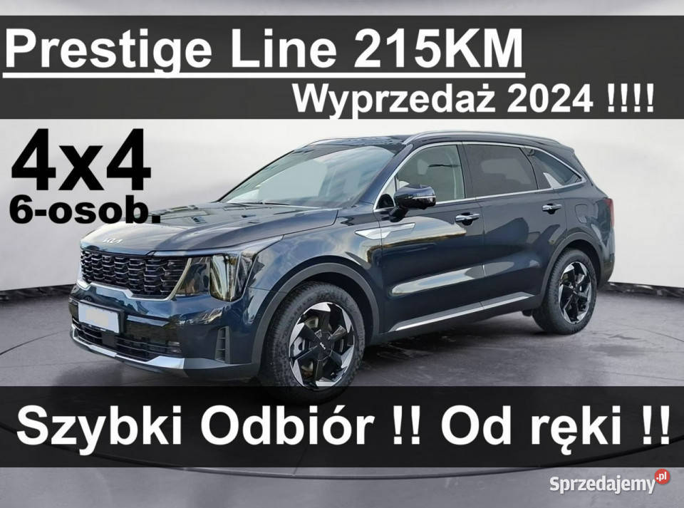 Kia Sorento HEV Prestige Line 215 4x4 6osobowy automatyczna Sorento zachodniopomorskie Szczecinek