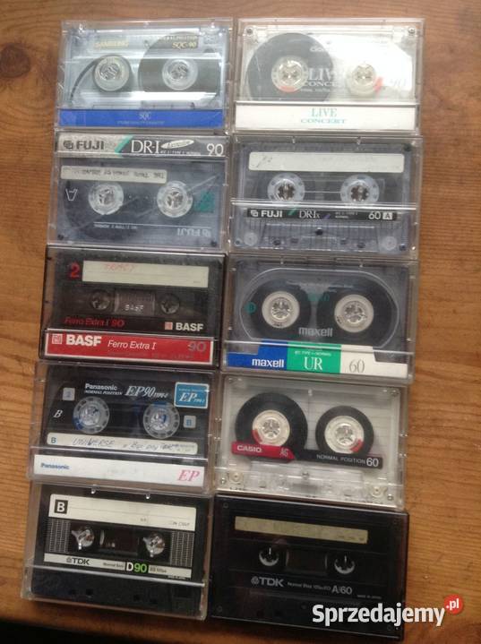 Kasety magnetofonoweTDK BASF CASIO FUJI MAXELL i sprzedam