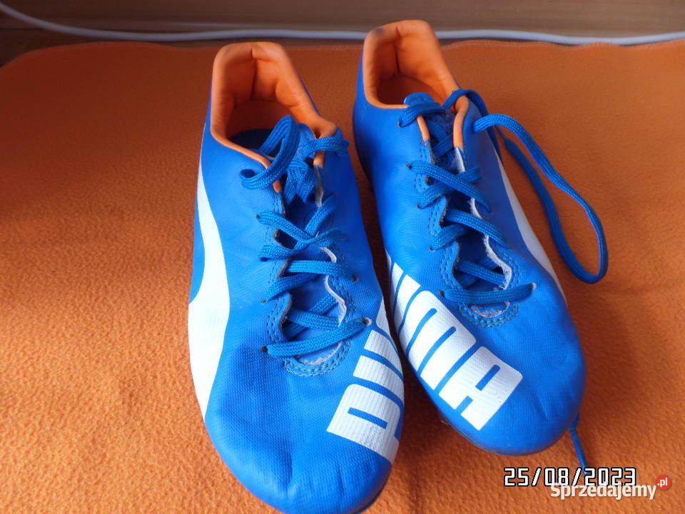 Korki juniorskie Puma 355 niebieskie Rozmiar 35.5 Dukla