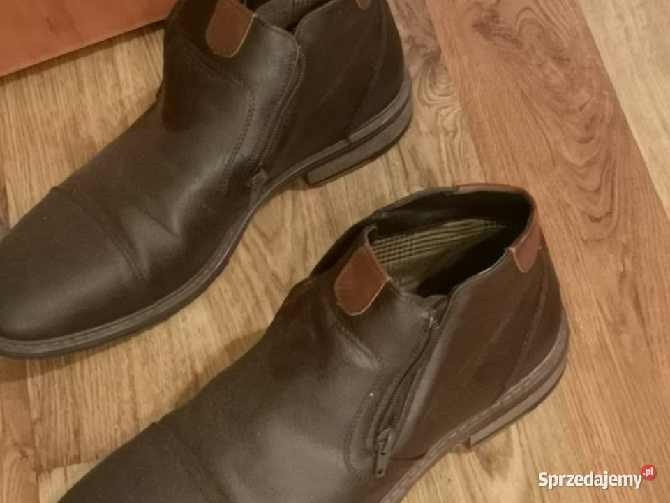 Buty skorzane Memphis trzewiki sztyblety