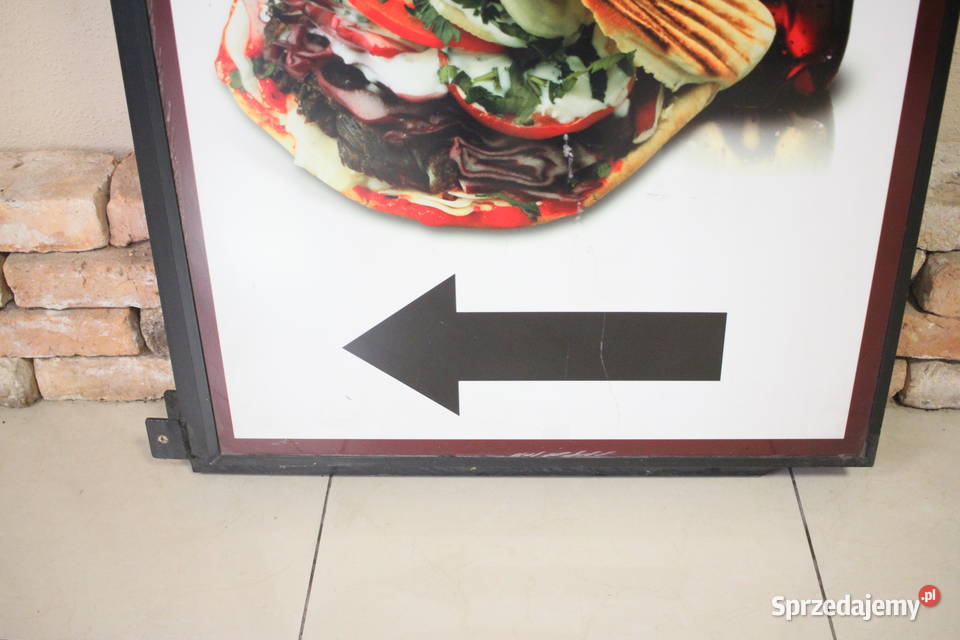 Kaseton podświetalny metalowy reklama KEBAB