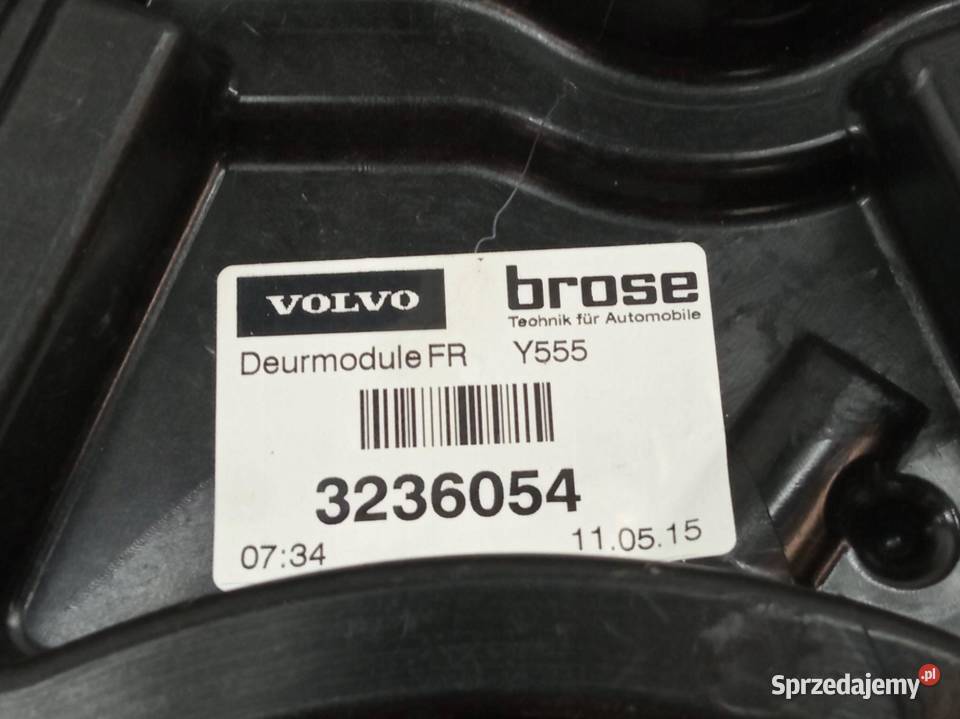 MECHANIZM SZYBY PRAWY PRZÓD 3236054 Volvo V40 II świętokrzyskie