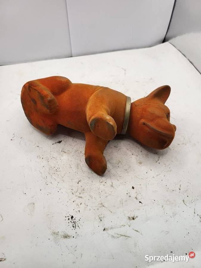 PIESEK BOKSER KIWAJĄCY PRL AUTO NA TYLNĄ PÓŁKĘ Rybnik