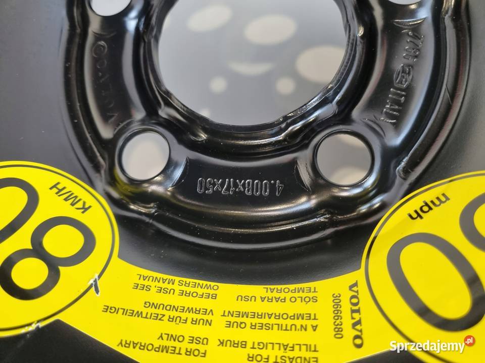 KOŁO DOJAZDOWE Volvo S80 I V70 II S60 I 12580 Chełm