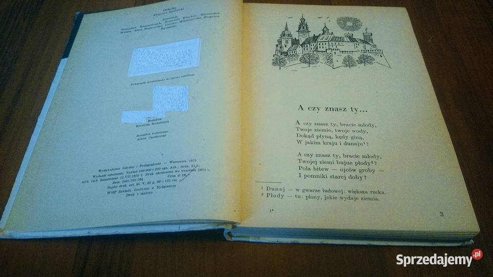 A czy znasz ty bracie młody czytanki klasy IV 4 Kultura i Rozrywka Gdańsk sprzedam