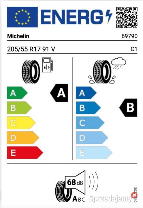 NOWY 4 KOMPLET Michelin Primacy 4 2055517 V91 17cale łódzkie Łódź sprzedam