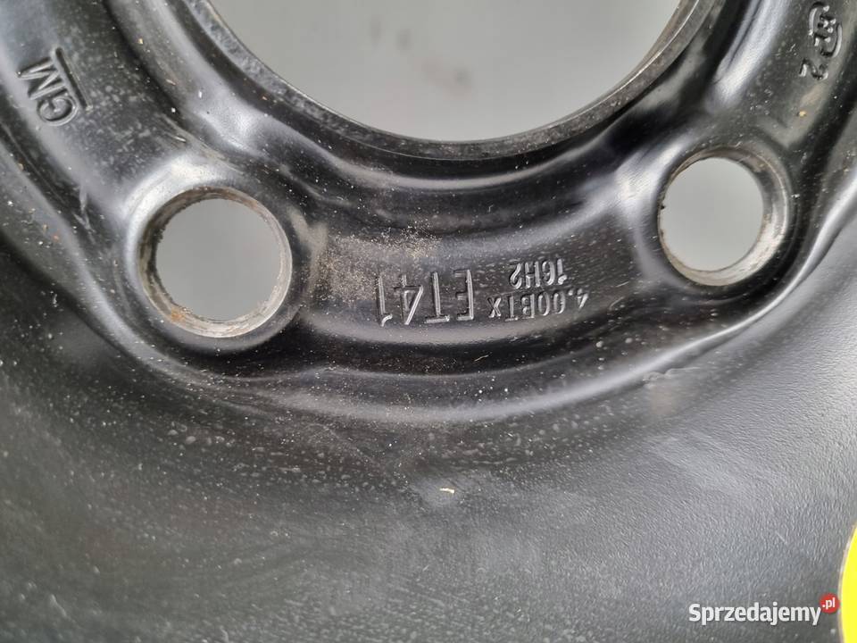 KOŁO DOJAZDOWE dojazdówka 12585 R16 2160115 sprzedam