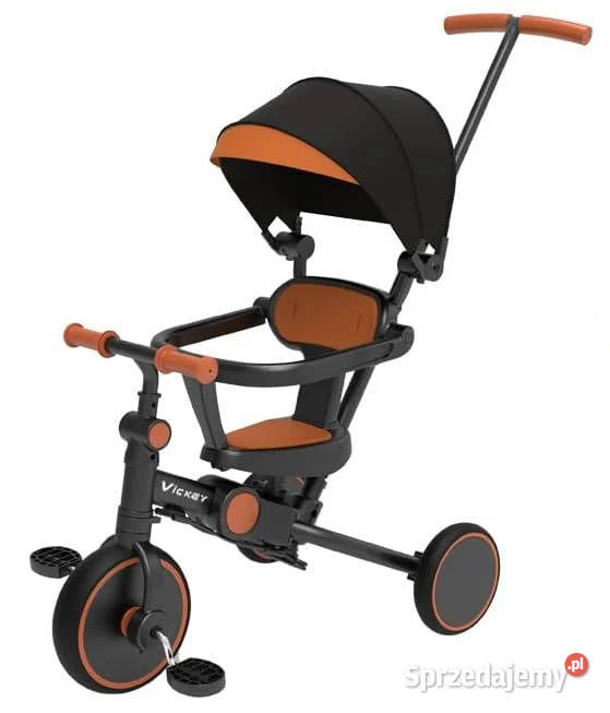 Rowerek trójkołowy dzieci Vickey 6w1 Jadowniki