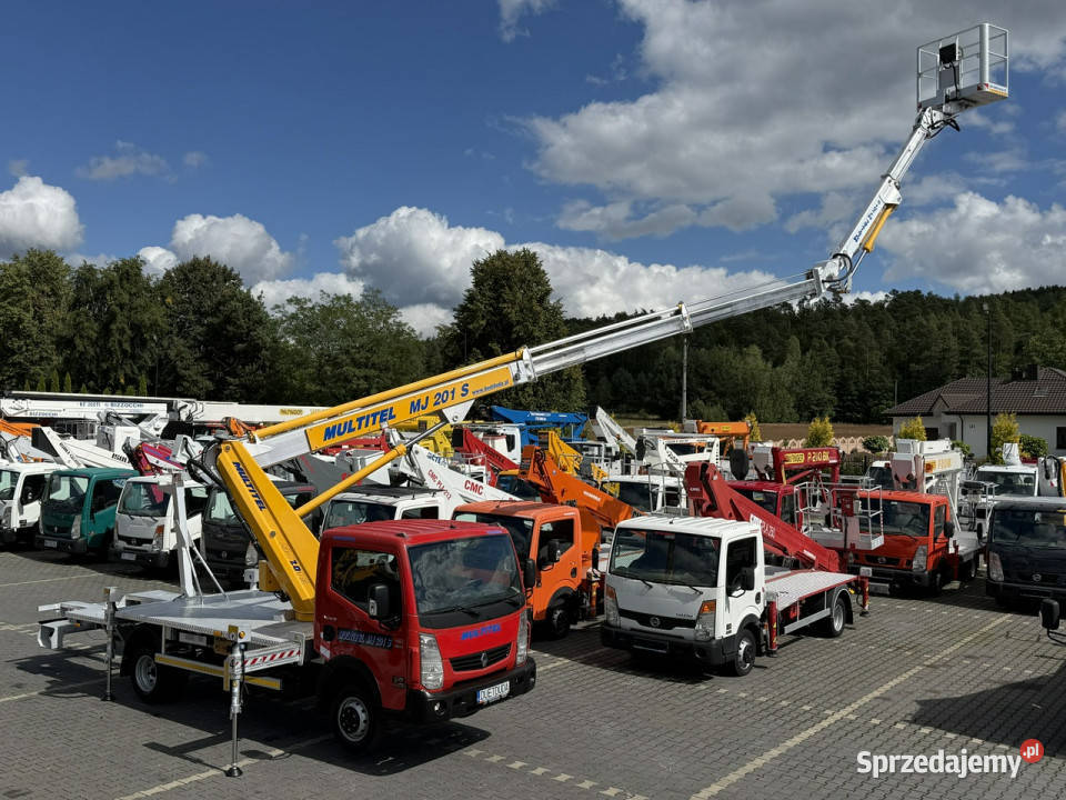 Renault Maxity Zwyżka Podnośnik Koszowy Multitel Widełki