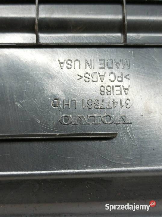 SCHOWEK PRAWY PASAŻERA DESKI EU 31477861 Volvo Części samochodowe