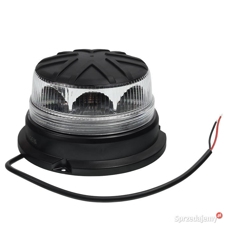 LAMPA OSTRZEGAWCZA KOGUT 3 OTWORY 16 LED 1224V