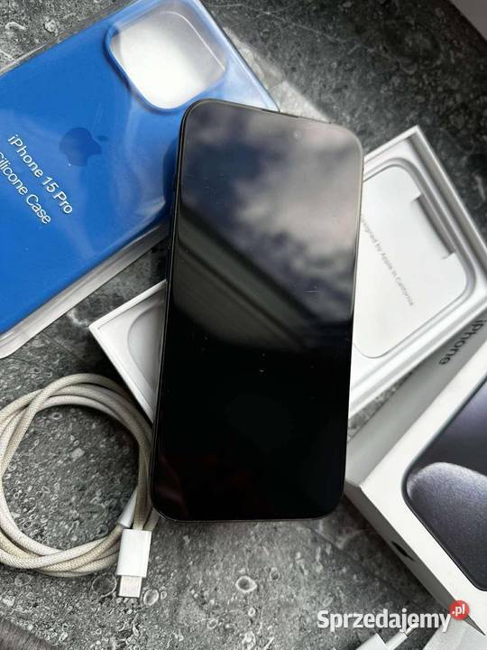 iPhone 15 Pro niebieski Tytan podkarpackie Łańcut