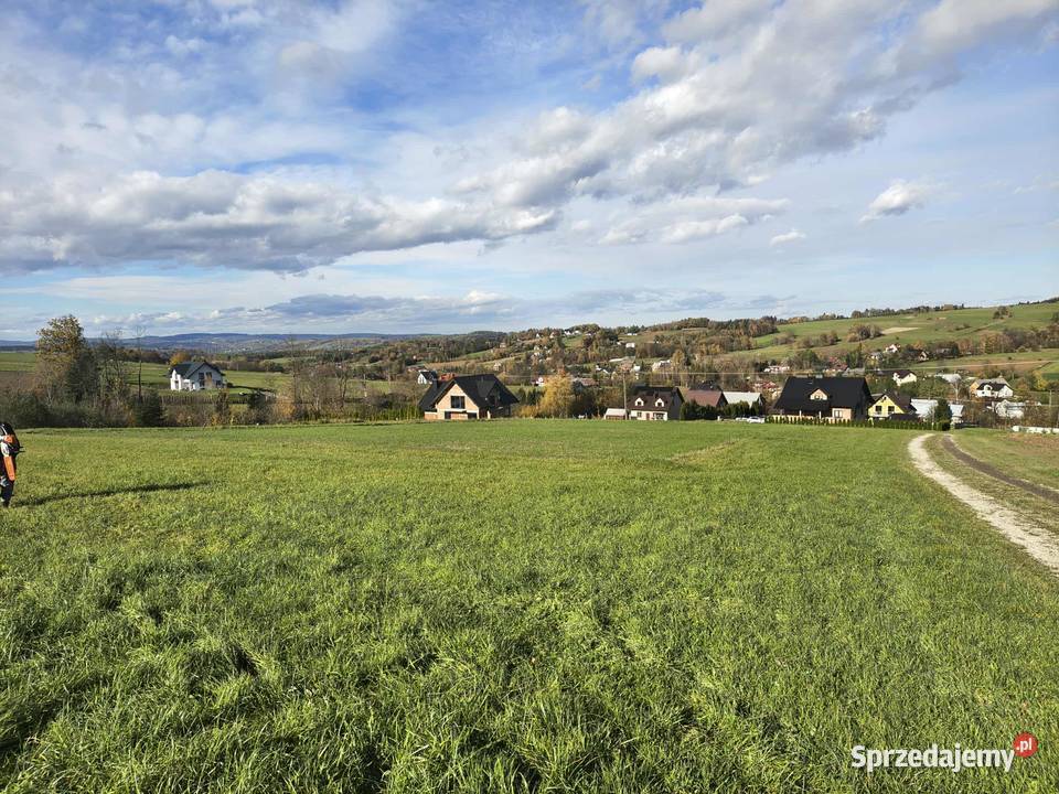 Działka rolnobudowlana Gródek gmGrybów budowlana sprzedam