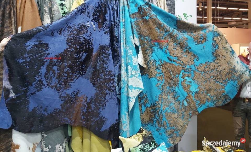 Luksusowy dywan ze skóry bawolej stylizowany Szczecin