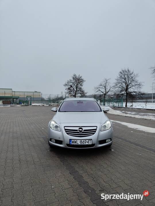 Opel Insignia 20 CDTI automat 10 zadbane full srebrny mazowieckie Warszawa