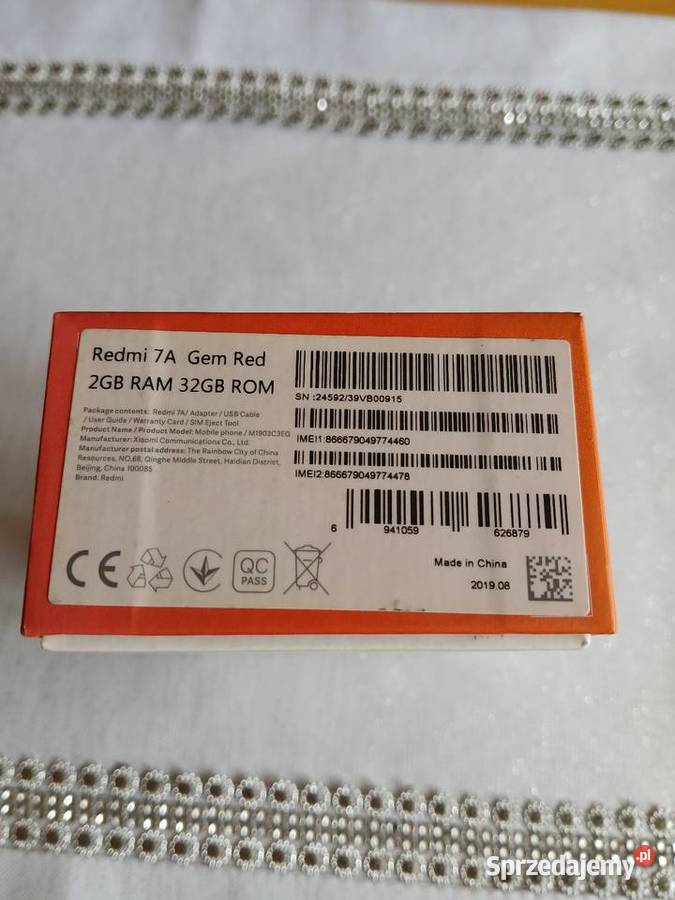 Sprzedam smartfon Xiaomi Redmi 7A Redmi Wschowa