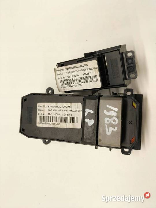 PRZEŁĄCZNIK SZYB PRZÓD LEWY PRAWY UFO Honda