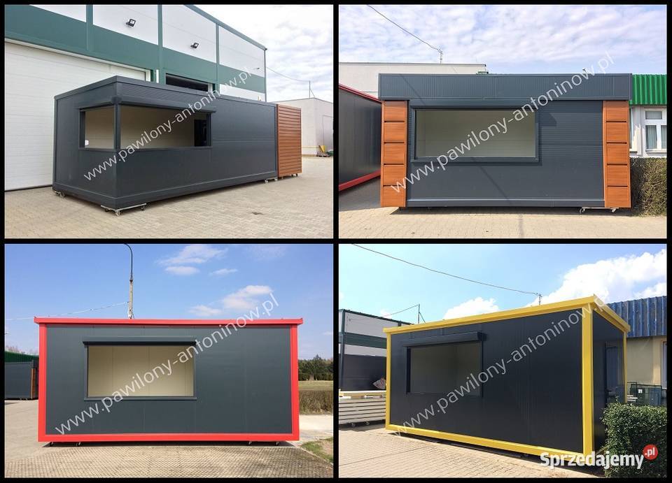 NOWY PAWILON HANDLOWY KONTENER GASTRONOMICZNY