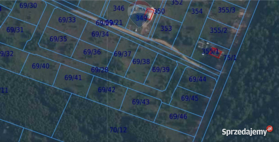 Ładne działki jeziora koło Kolbud Sprzedaż pomorskie Czapielsk