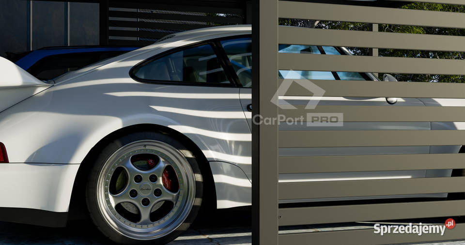 CarPort PREMIUM wiata samochodowa 6x5 antracyt Nowy Sącz