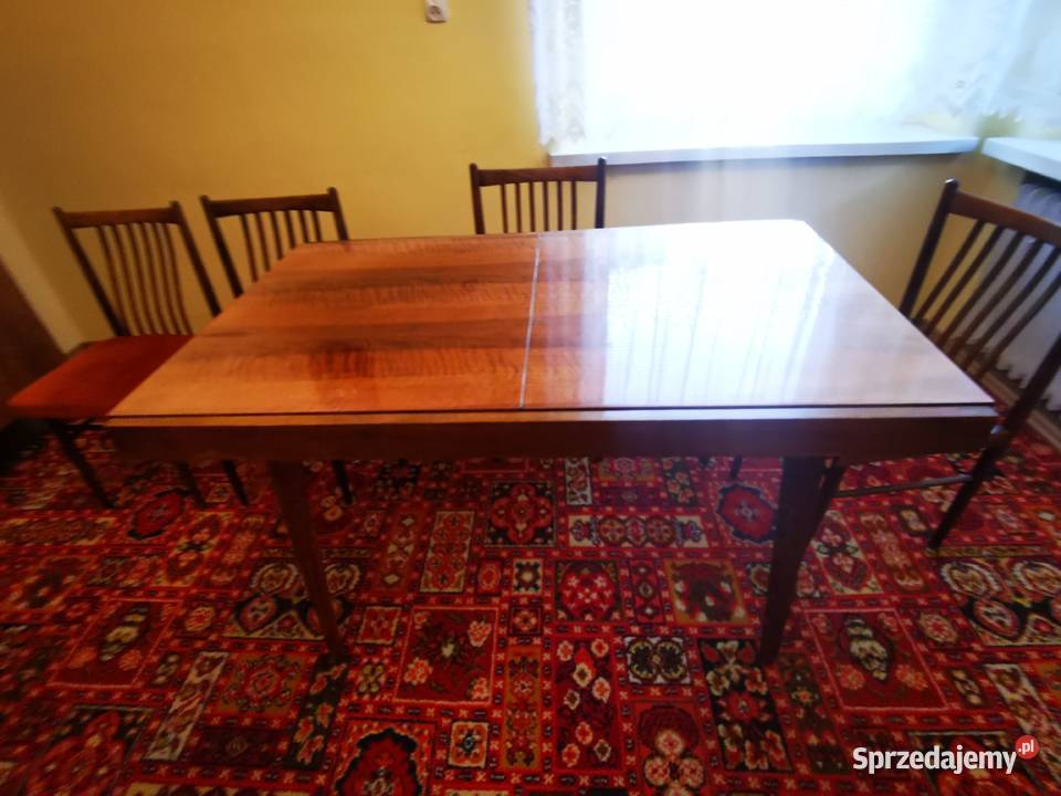 Komplet mebli vintage z czasów PRL Meble Rybnik