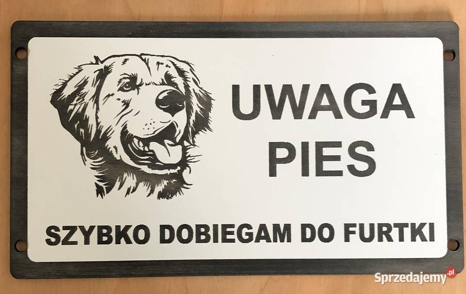 Tabliczka ostrzegawczo informacyjna Opole