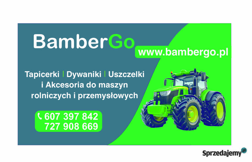 Tapicerka John Deere 6100 6200 6300 6400 kabina Koźmin Wielkopolski