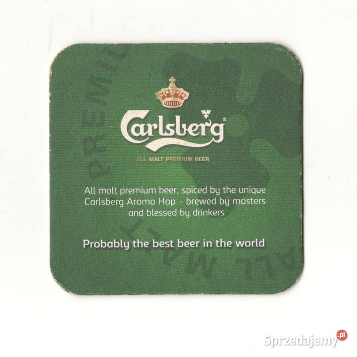 Carlsberg podstawka do piwa 25 śląskie Gliwice