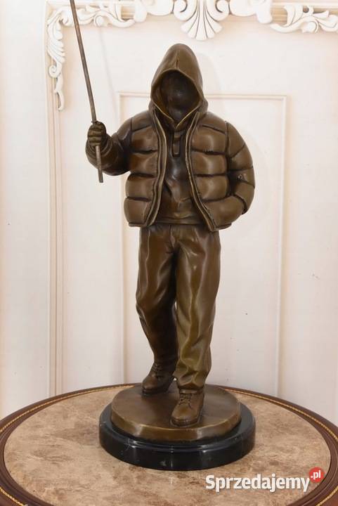 Banksy Style Chłopiec ze Złotym Balonem Figura Rzeźby i figury Kraków