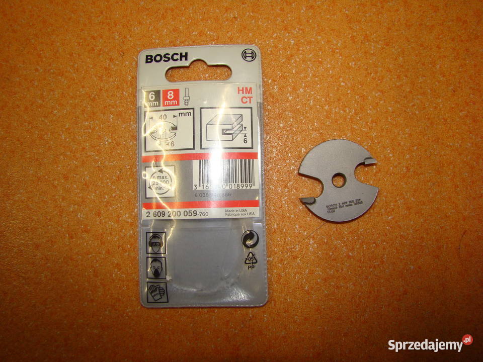 Frez talerzowy dwa ostrza fi 40x6mm BOSCH Ref 2 sprzedam