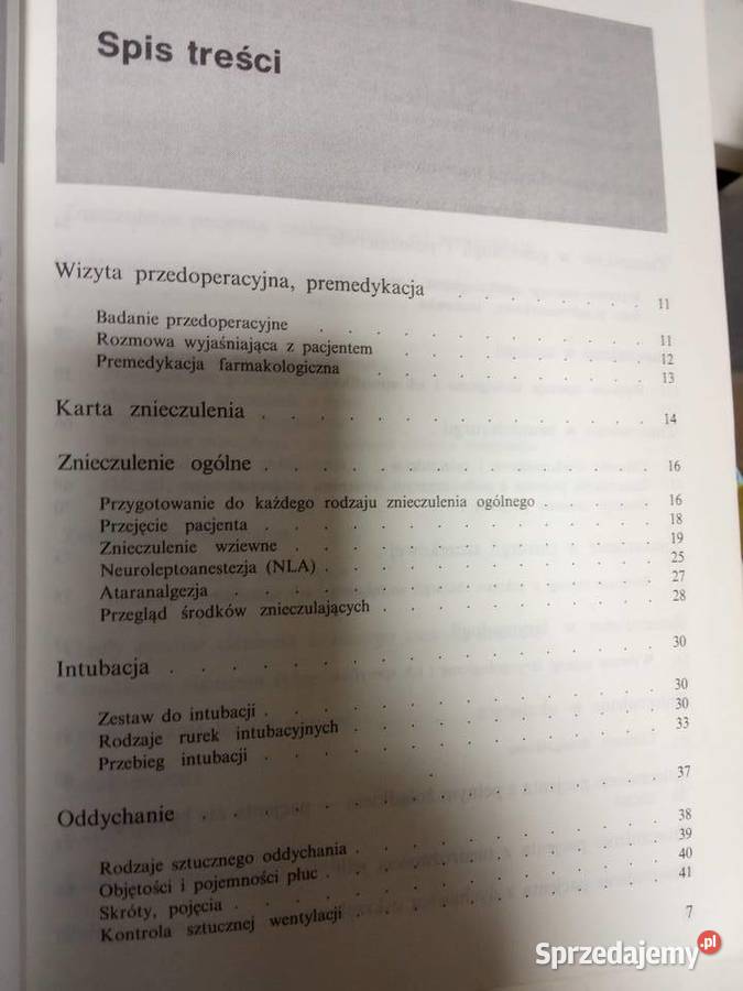 Podręcznik anestezjologii pielęgniarek