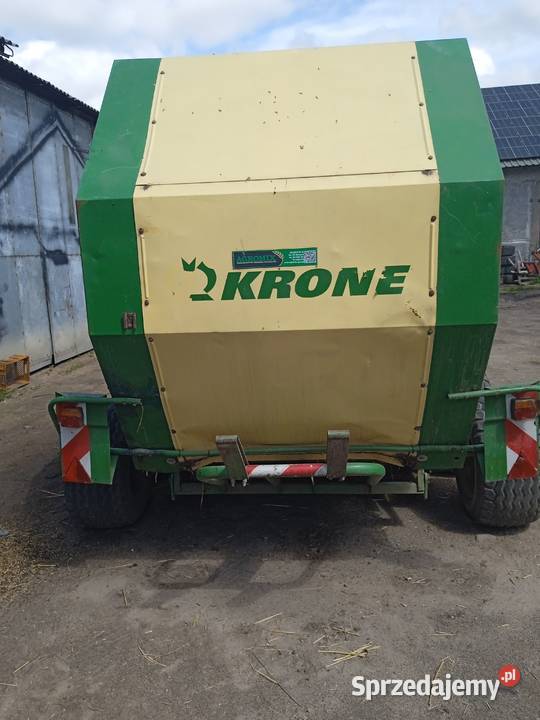 Prasa Krone mc 1800 rotor noże siatka tandem Owijanie siatką Ciechocinek