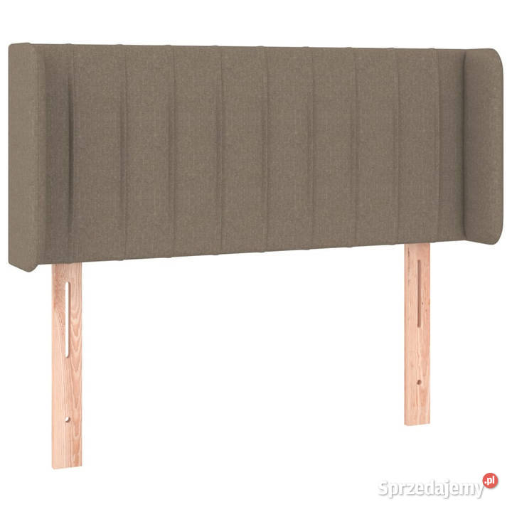 Zagłówek uszak taupe 83x16x7888 tkanina Warszawa