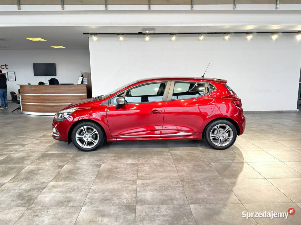 Renault Clio GTline 09 tce 90 2018r drugi czerwony Clio Myślenice
