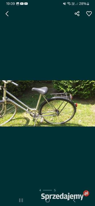 Rower damka kola 28 Koziegłowy