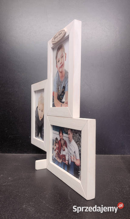 Ramka Na Zdjęcia 10x15 DREWNO Napis DEDYKACJA mazowieckie Warszawa