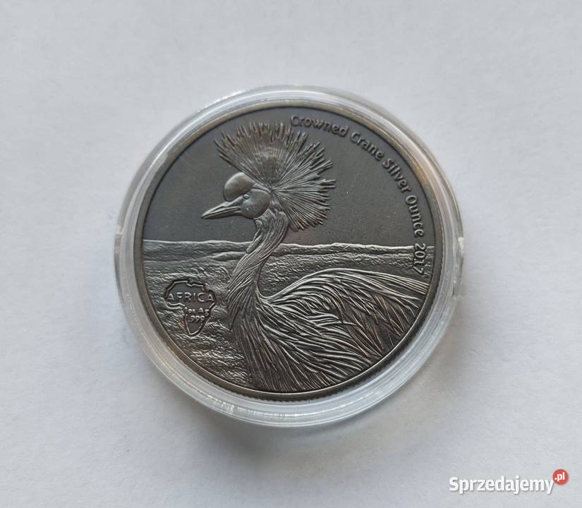 Moneta Ghana 5 Cedis 2017 Struś Pruszków