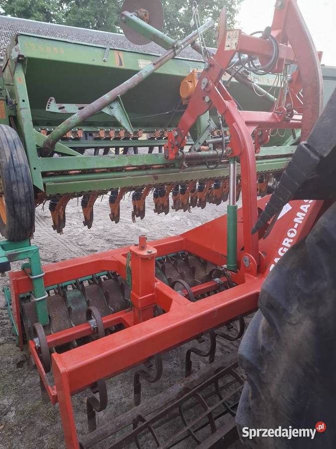 Agregat uprawowo siewny szerokość 3 metry Agromasz Agregaty Wola Pomianowa sprzedam