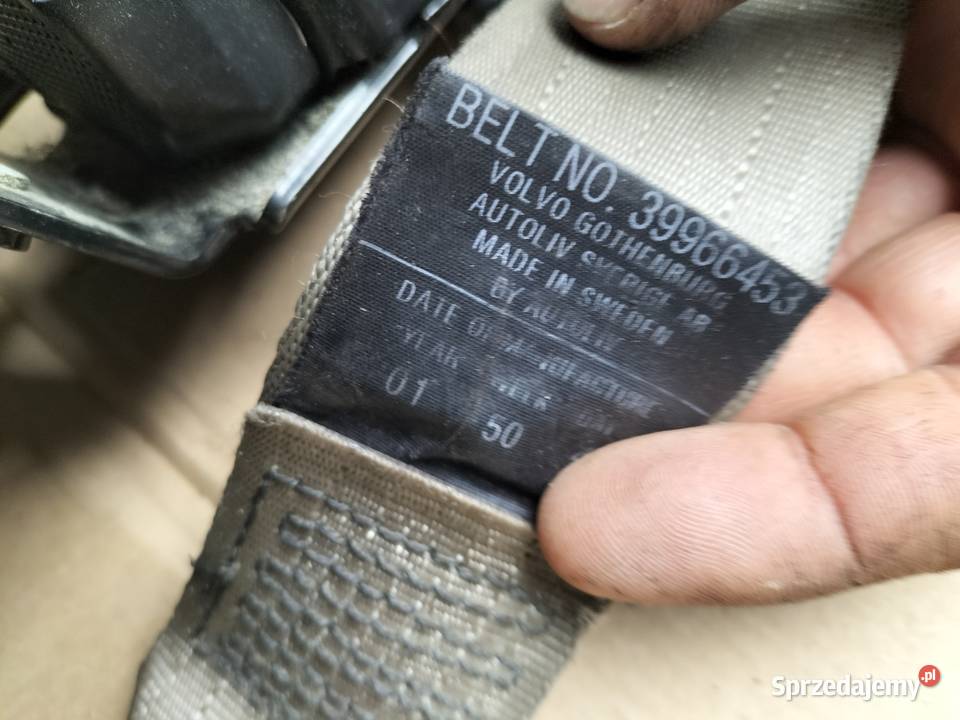Volvo S80 39966453 PAS BEZPIECZEŃSTWA LEWY PRZÓD lubelskie Kamień-Kolonia
