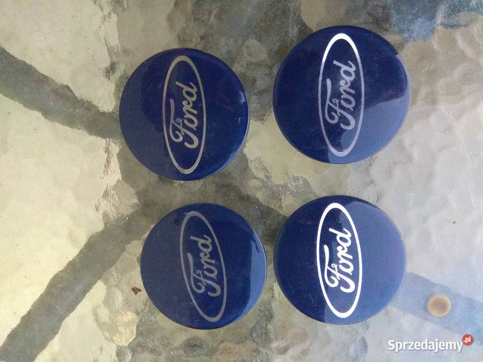 Emblematy na kołpaki FORD 60mm niebieskosrebrny łódzkie Poddębice