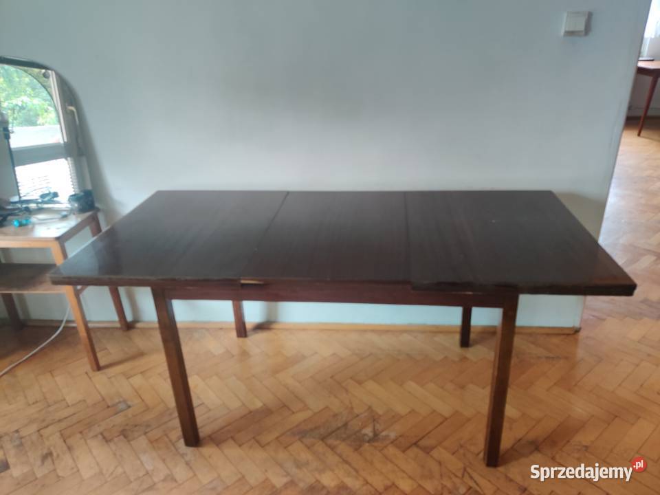 Komplet meble do salonu drewniane ciemne Kraków sprzedam