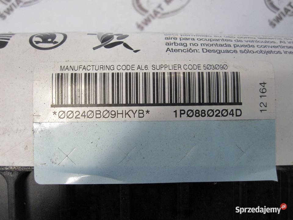 LEON II LIFT 12r AIRBAG poduszka pasażera sprzedam