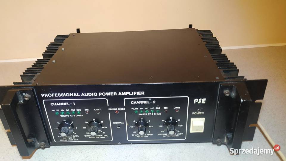 Wzmacniacz końcówka mocy PSE 2x200W Pasywna XLR wielkopolskie