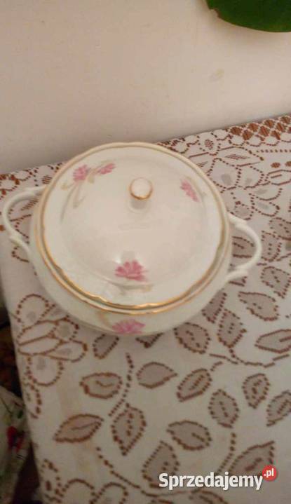 Porcelana fine de Boheme Thun Waza różowe kwiaty Warszawa sprzedam