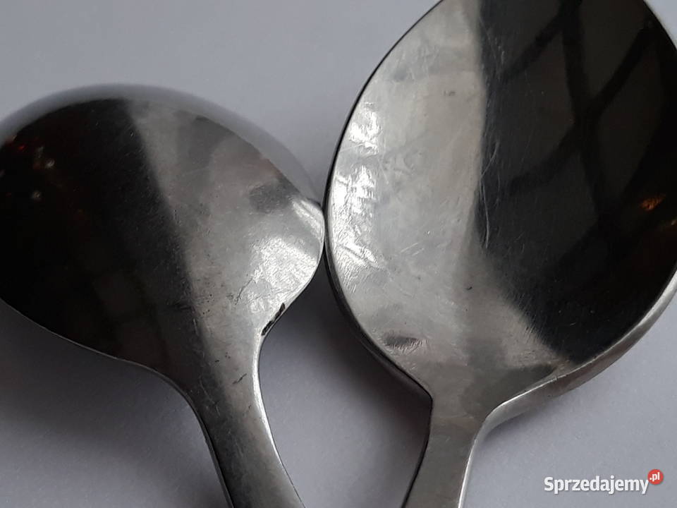 Łyżeczki do herbaty 1 PASECZKI PASKI Gerlach PRL Sztućce śląskie