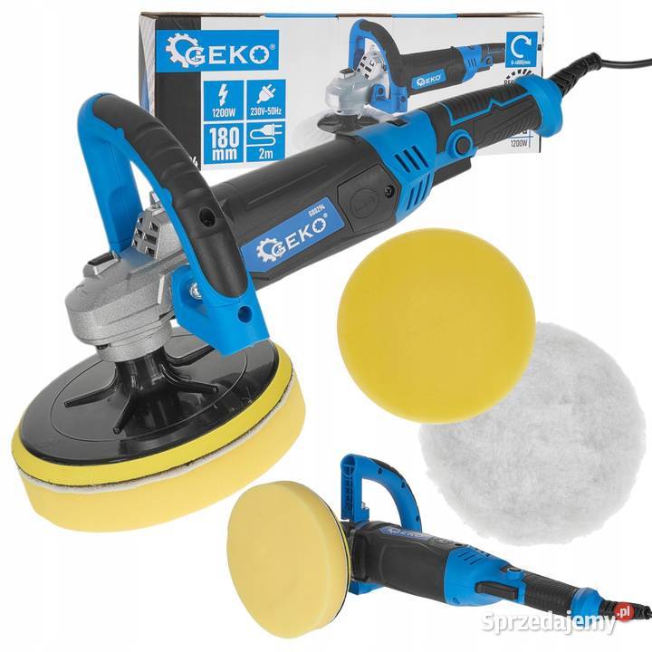 GEKO POLERKA SAMOCHODOWA Z REGULACJĄ 1200W 180MM Gniezno
